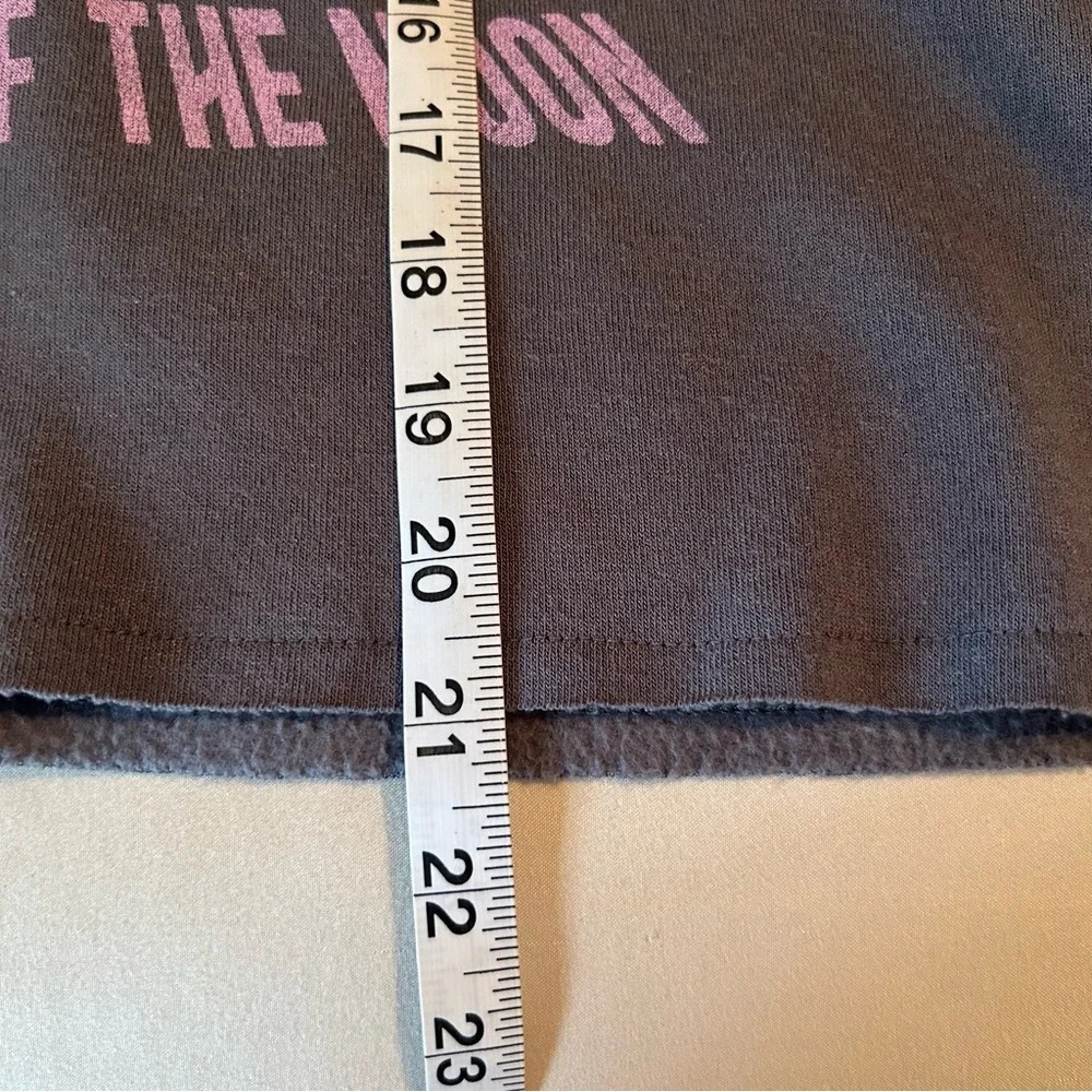 Grayson Threads Pink Floyd Grey Oversized Cropped Boxy Sweatshirt Women’s Sm - Picture 10 of 10